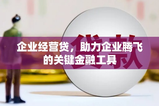 巨野企业经营贷，助力企业腾飞的关键金融工具
