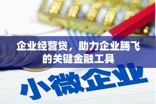 平安企业经营贷，助力企业腾飞的关键金融工具