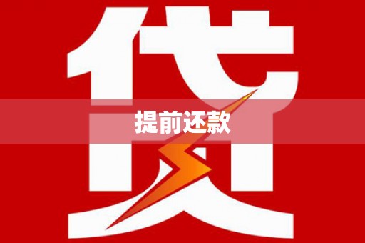 旺苍提前还款