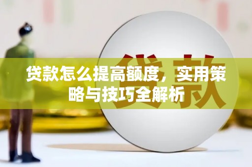 庆元贷款怎么提高额度，实用策略与技巧全解析