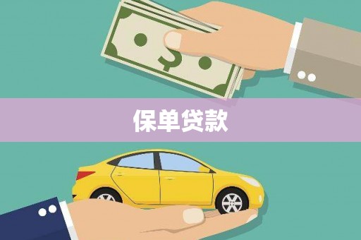 门头沟保单贷款 门头沟保单贷款